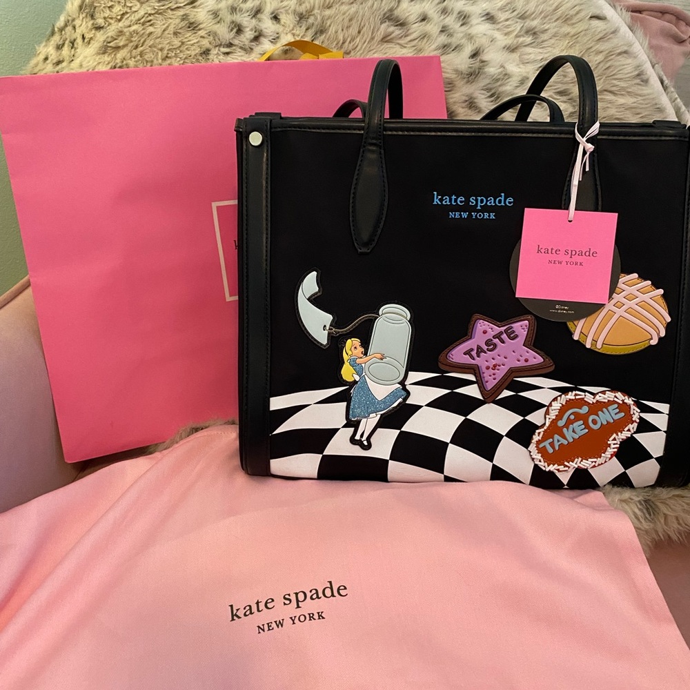 DISNEY PARKS EXCLUSIVE - Disney x kate spade Alice in Wonderland Market Tote